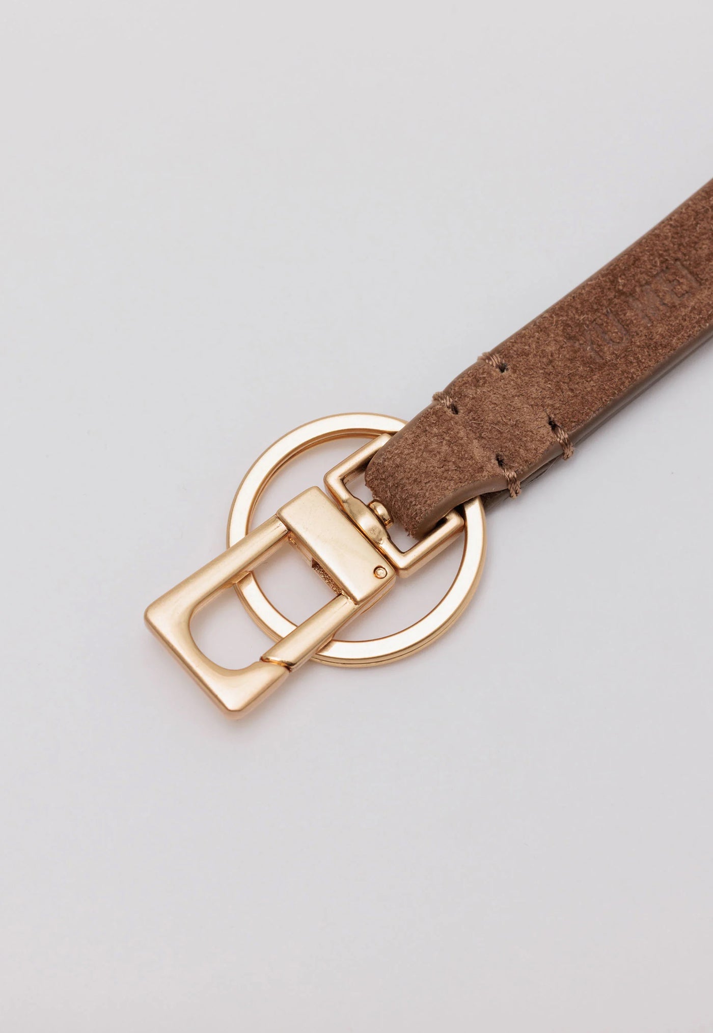 Key Fob - Sand Stone Suede