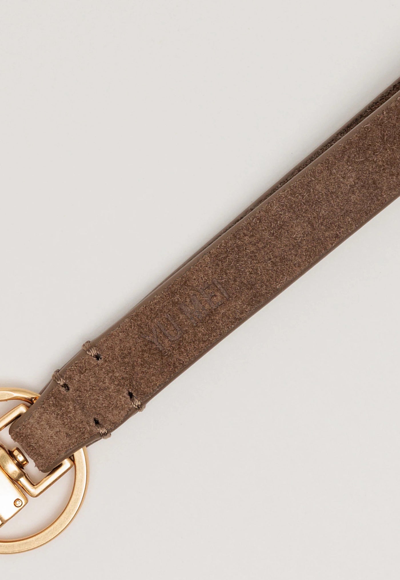 Key Fob - Sand Stone Suede
