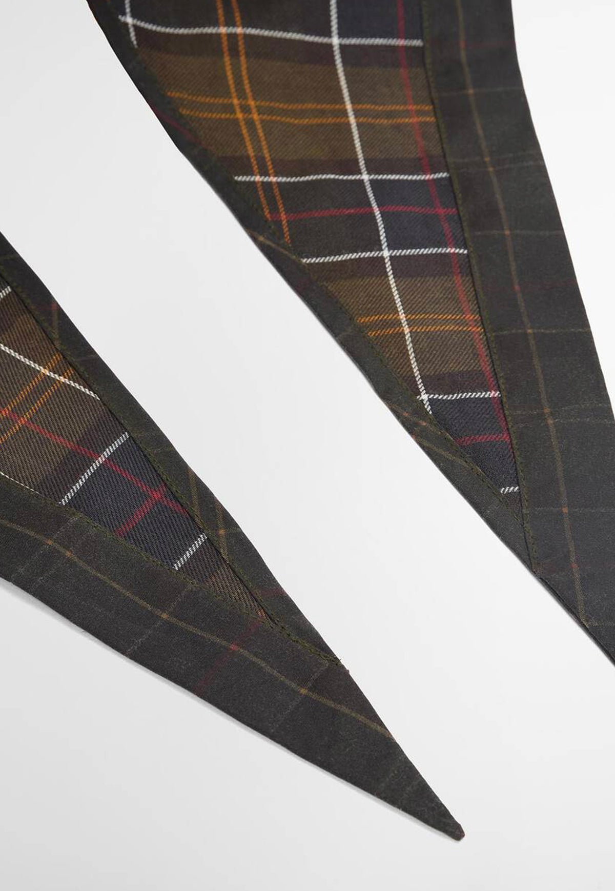 Arlene Wax Tie Headscarf - Classic Tartan