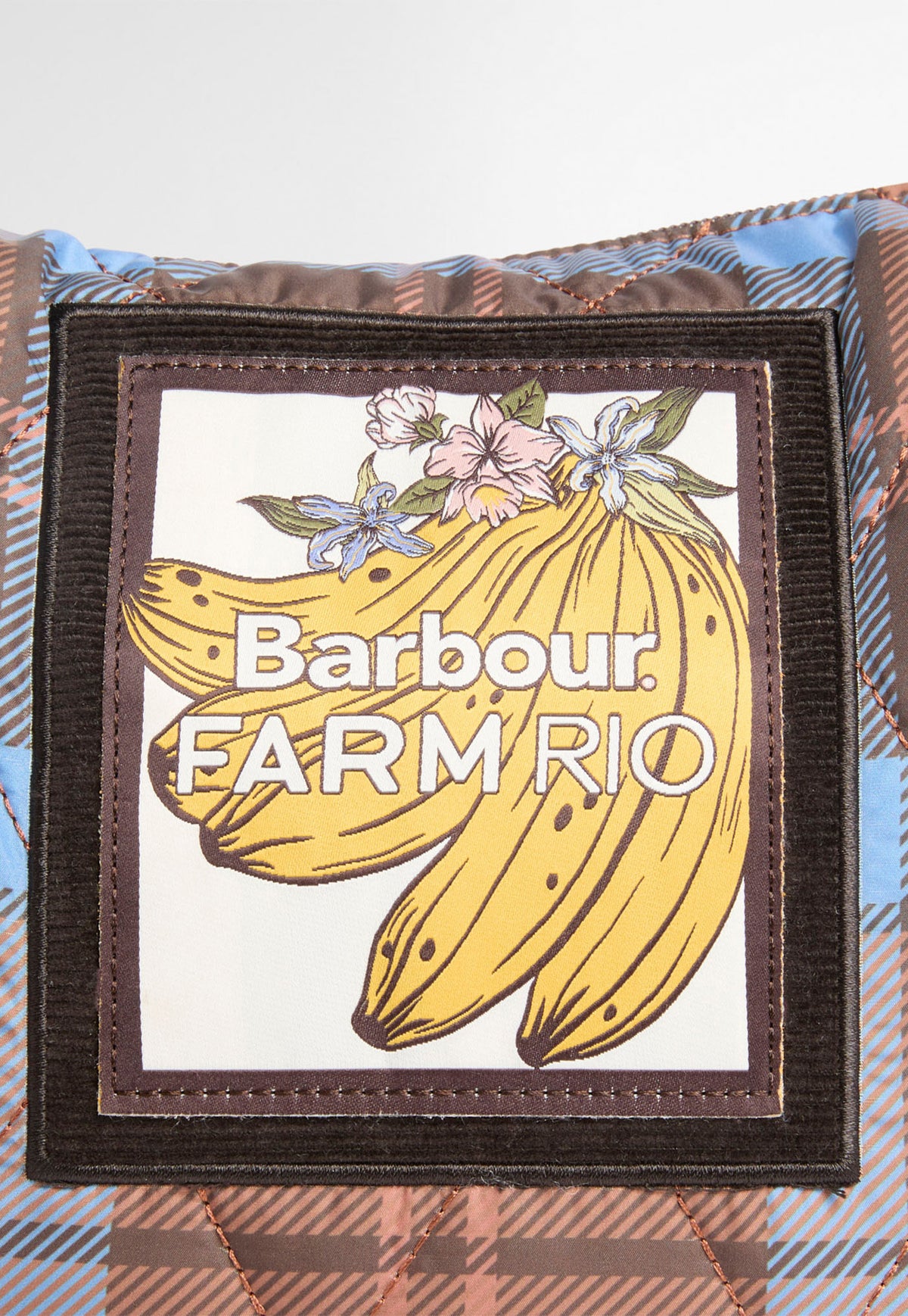 Barbour x Farm Rio Fernanda Small Sling Bag - Tropical Tea Tartan