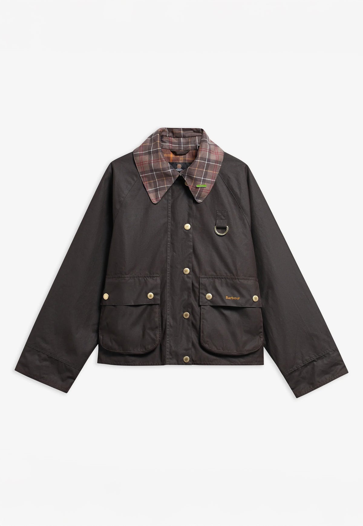 Icons Tartan Collar Spey Wax Jacket - Rusted/Muted