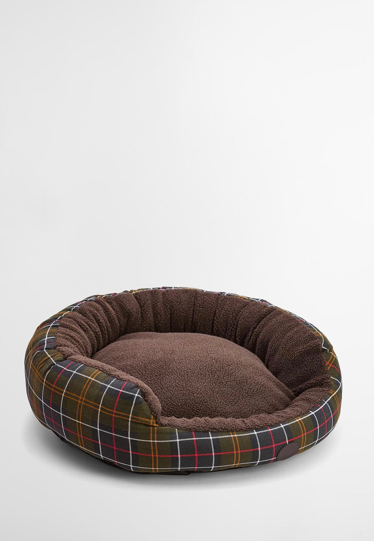 Dog Snuggle Bed 35" - Classic Tartan