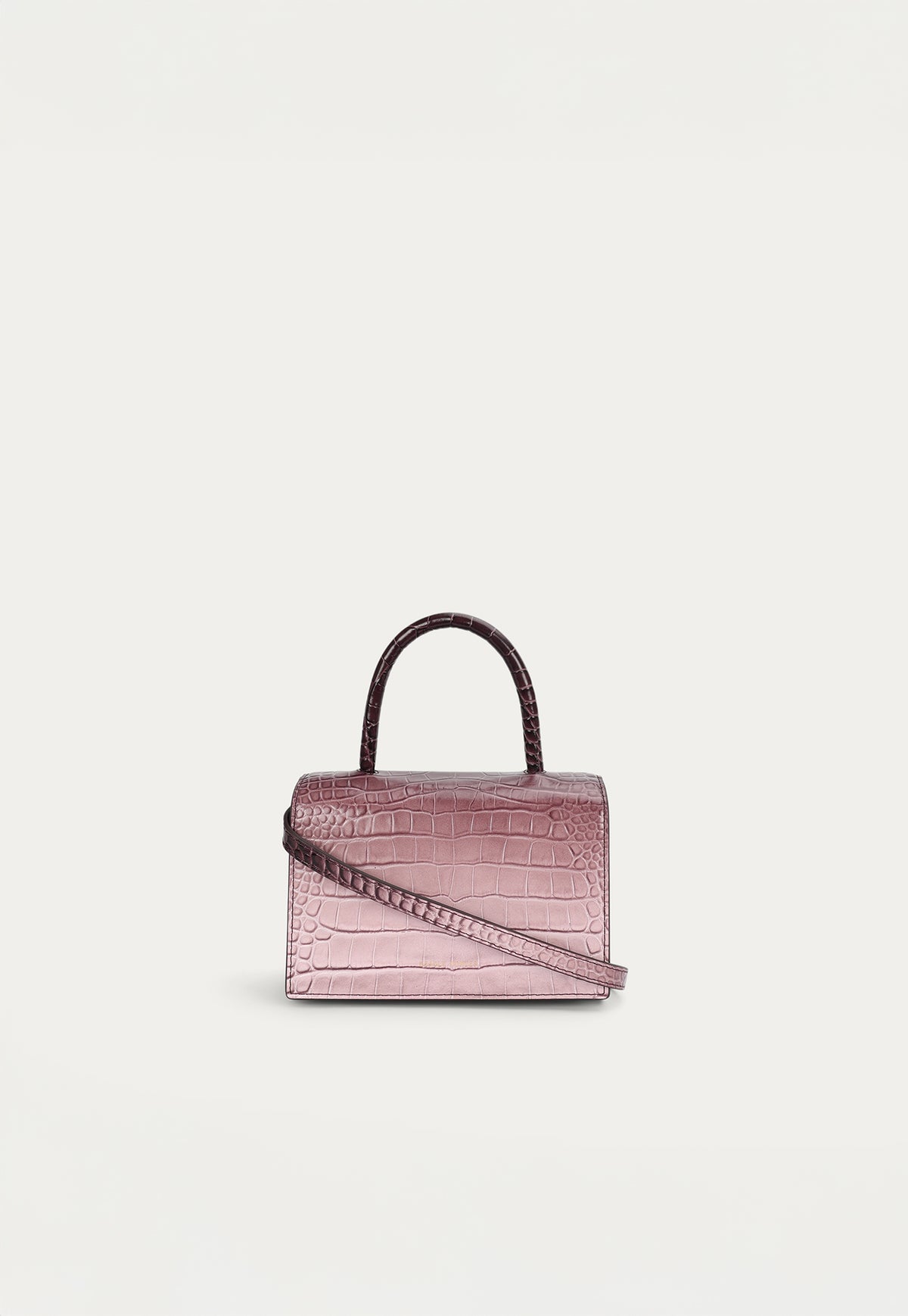 The Deadly Ponies Jagger Bag in Eclipse Croc is crafted from premium croc-embossed calf leather with calf nappa trim.