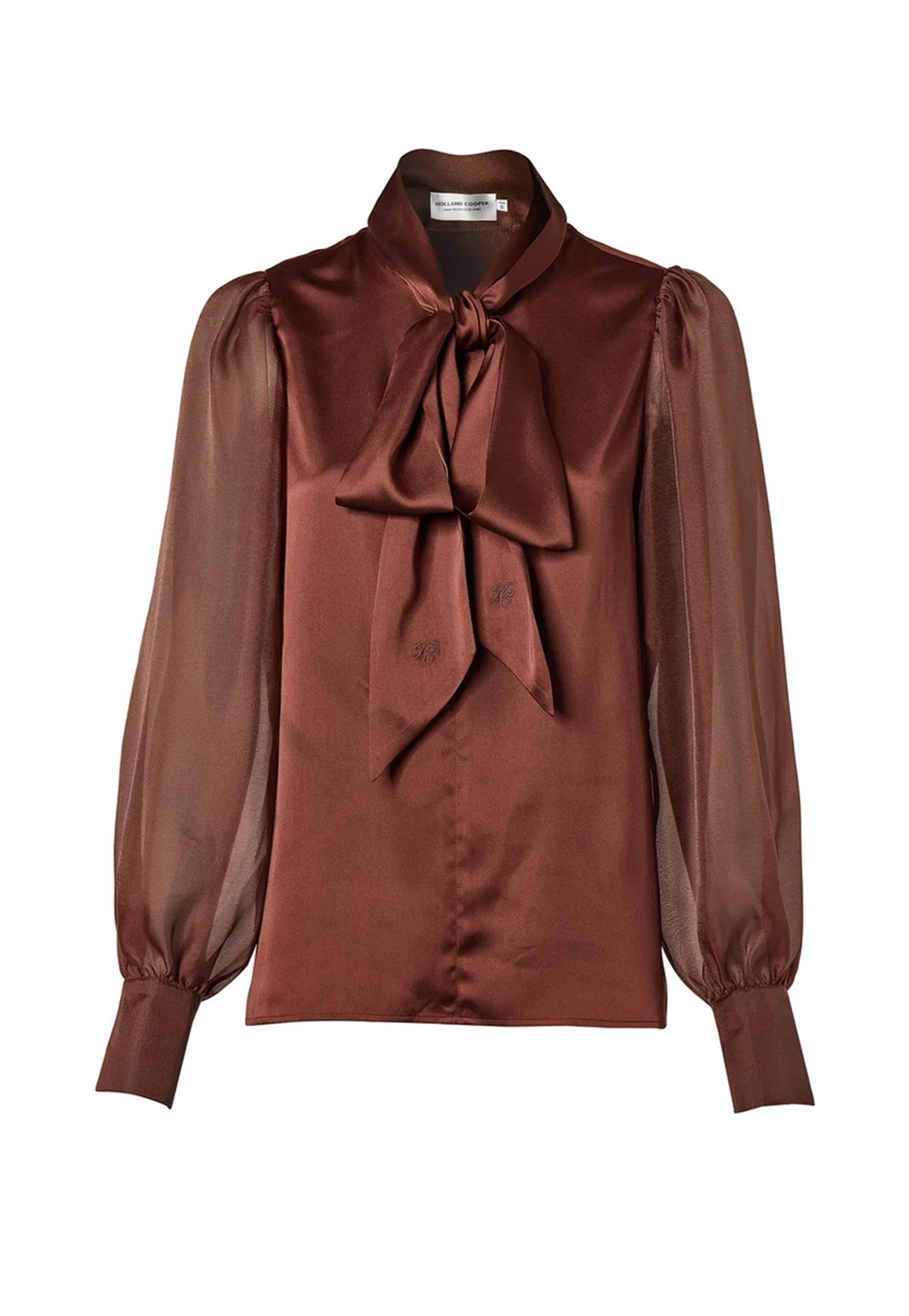 Ariella Blouse - Chocolate