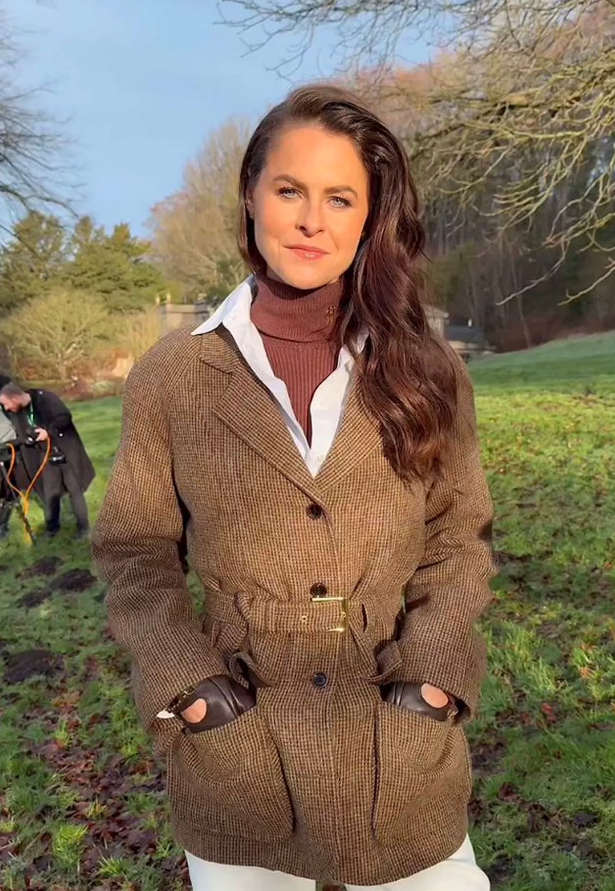 Cotswold Belted Jacket - Bamford Tweed