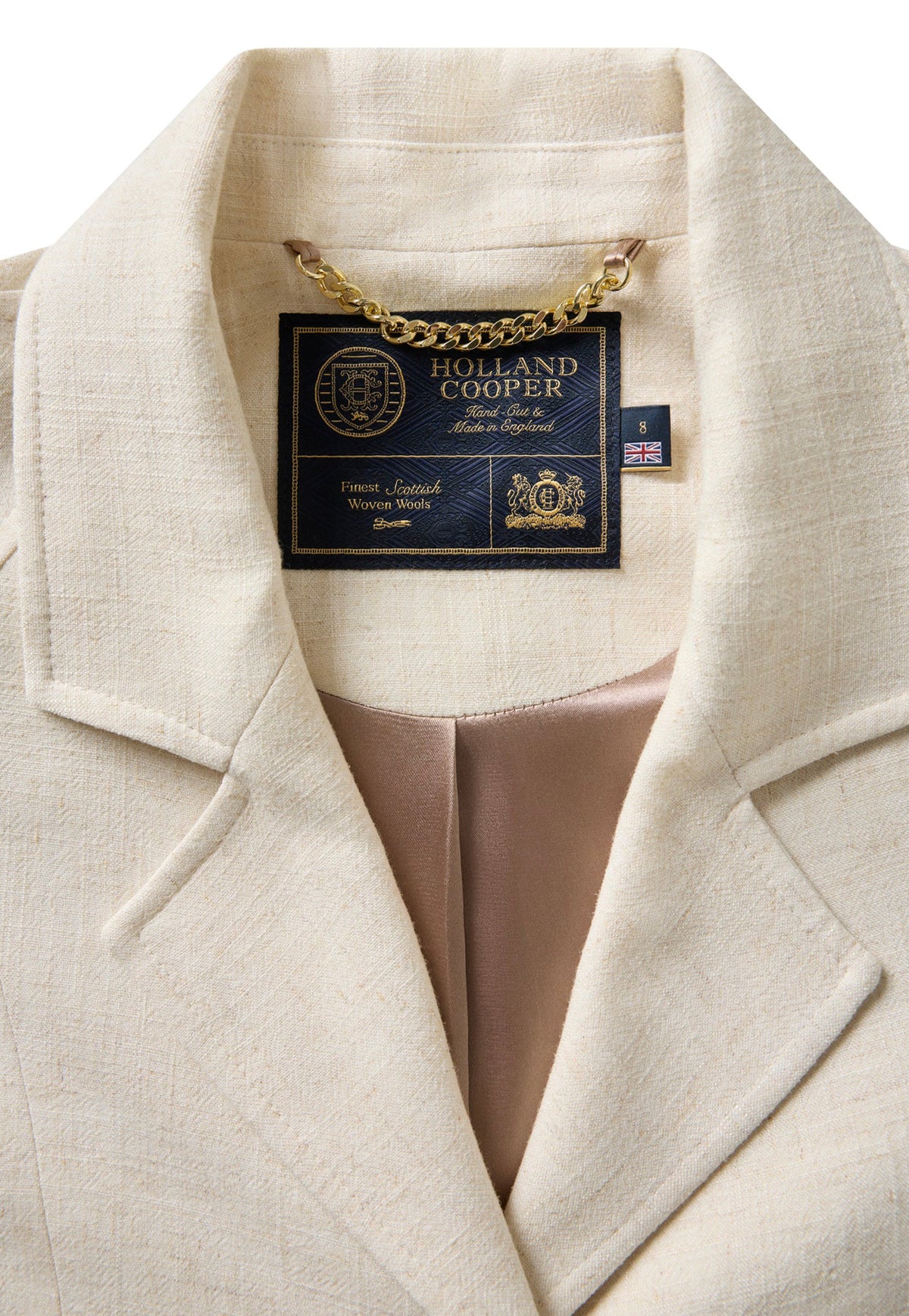 Cotswold Belted Jacket - Natural Linen