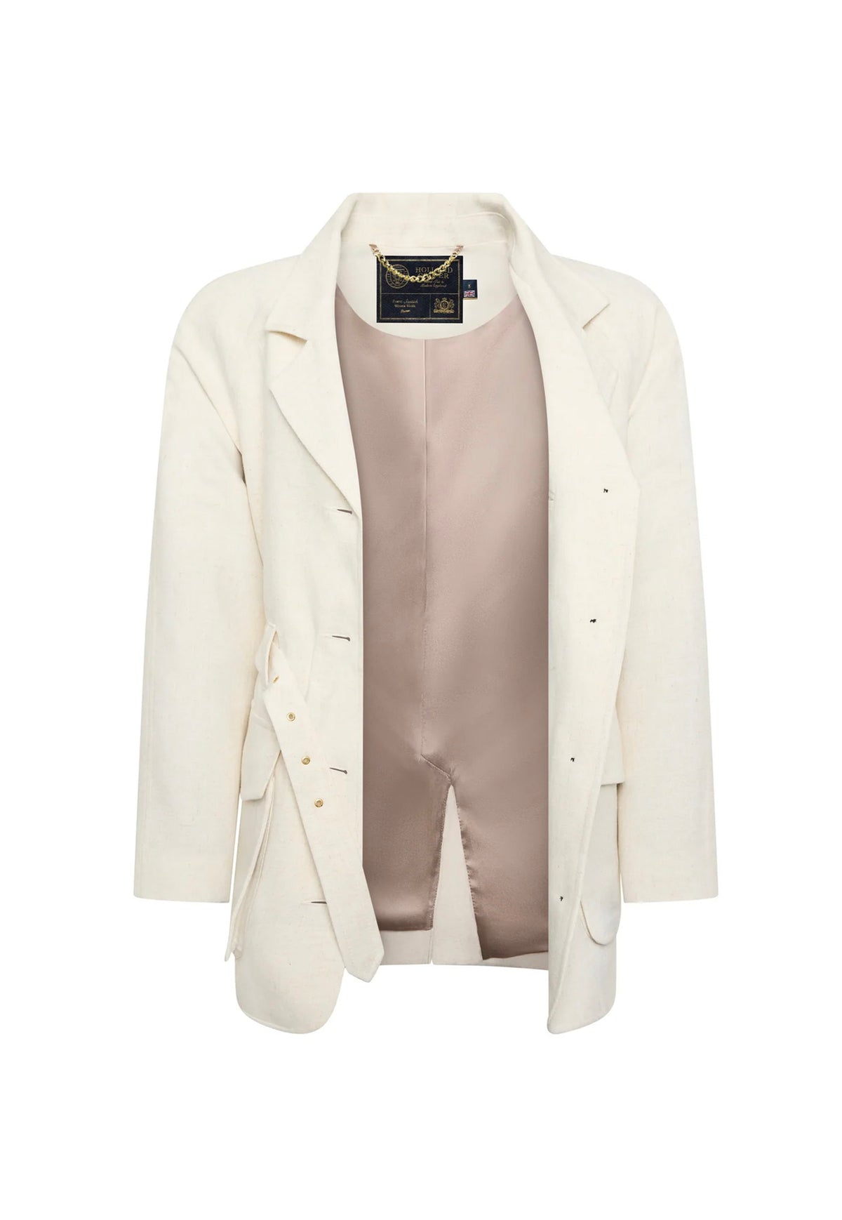 Cotswold Belted Jacket - Natural Linen