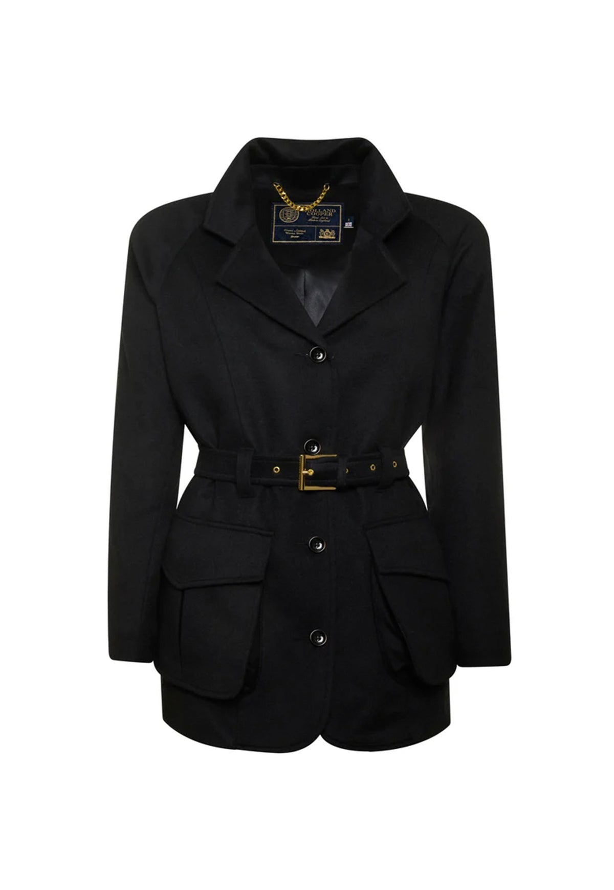 Cotswold Belted Jacket - Soft Black