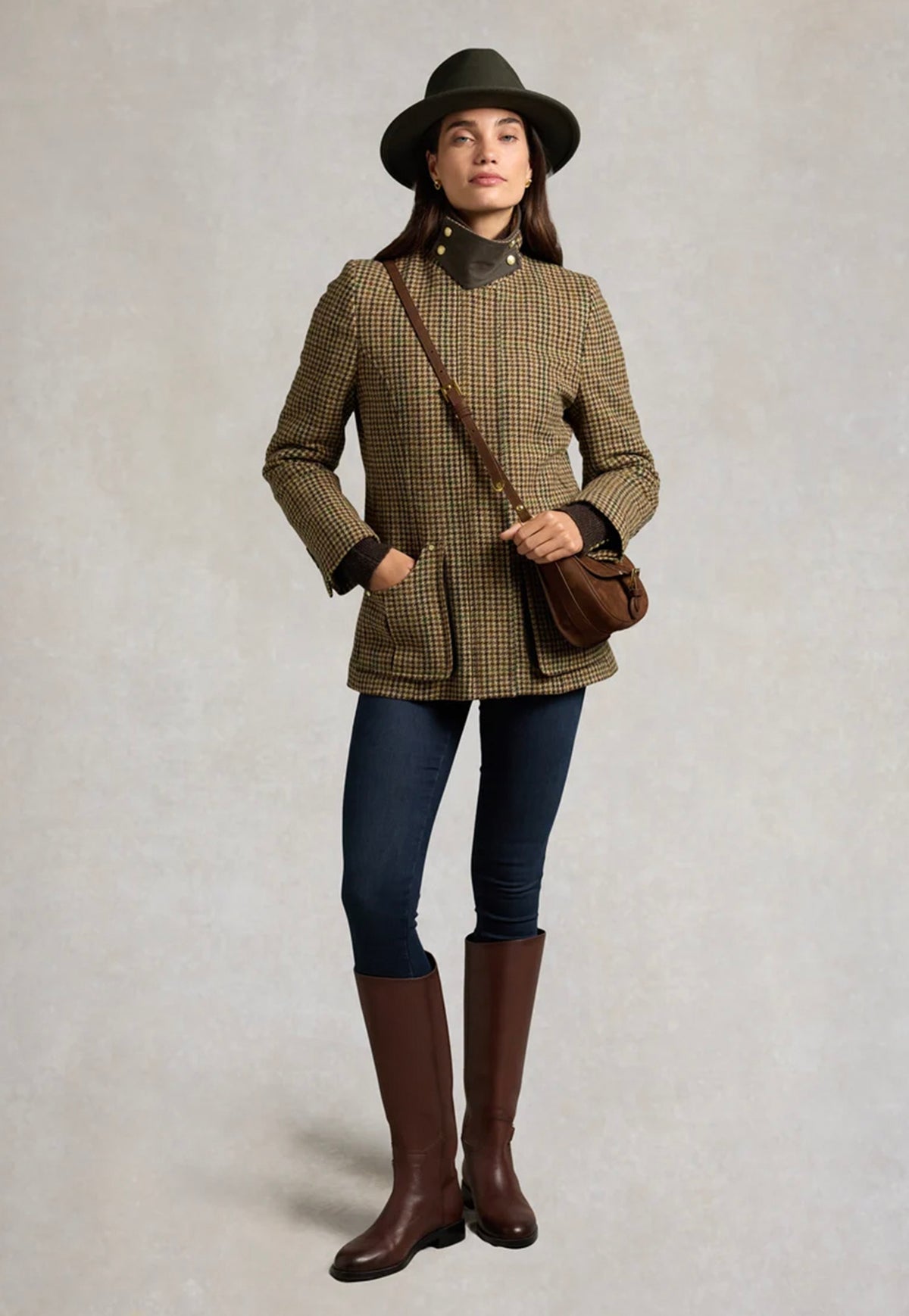 Country Classic Jacket - Hailes Green Tweed