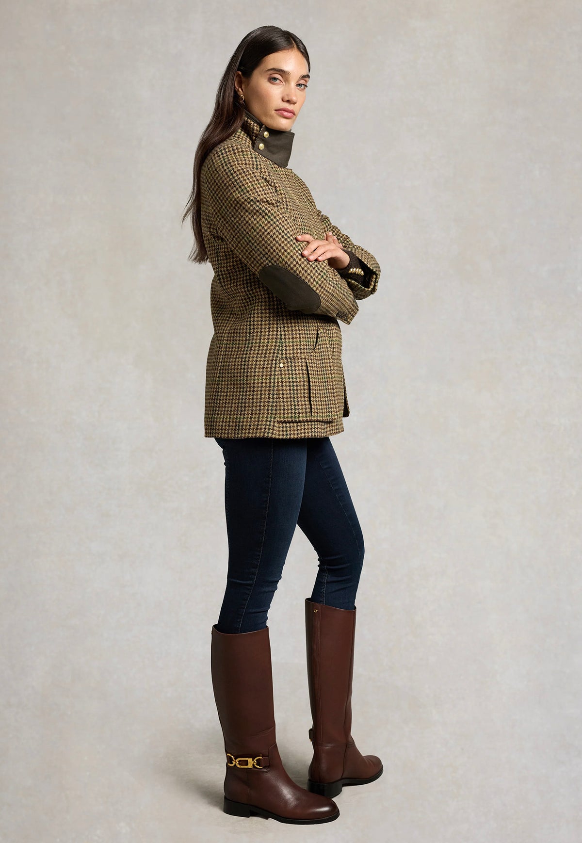 Country Classic Jacket - Hailes Green Tweed