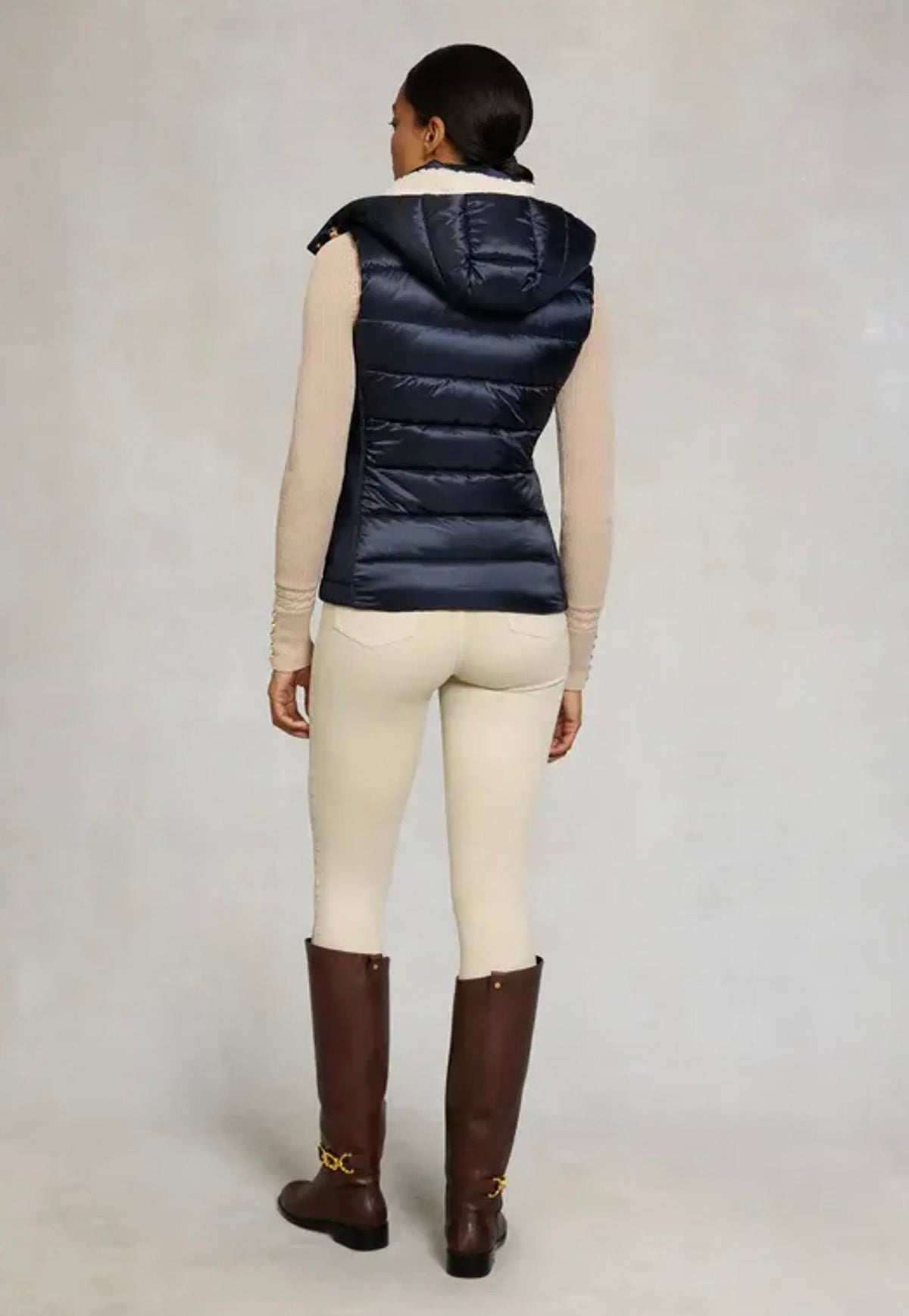 Harlow Sherpa Gilet - Ink Navy