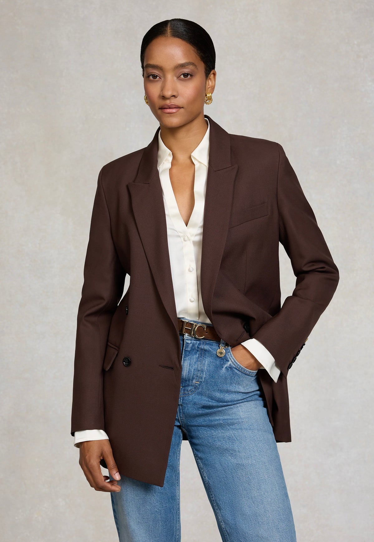 The Portman Blazer - Walnut Twill