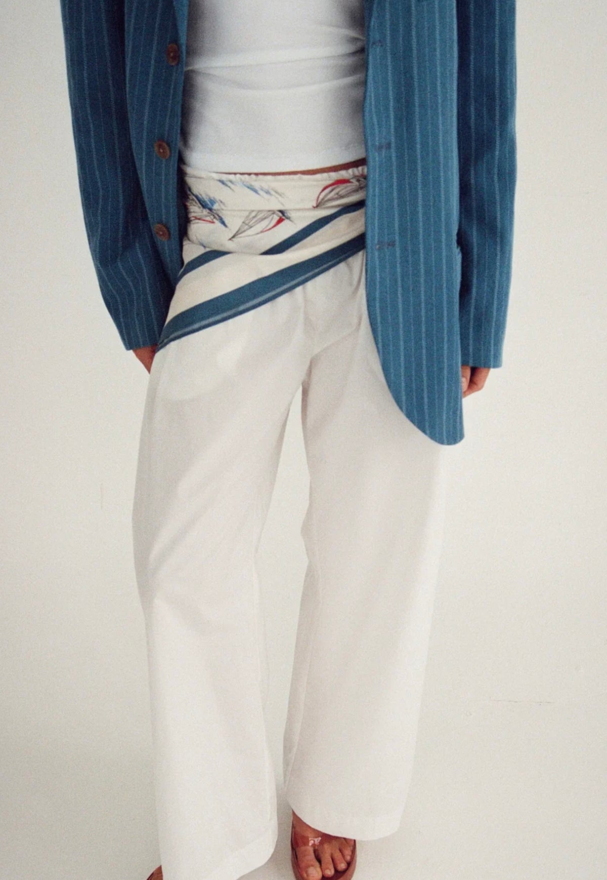Silk Scarf - Sail Boats