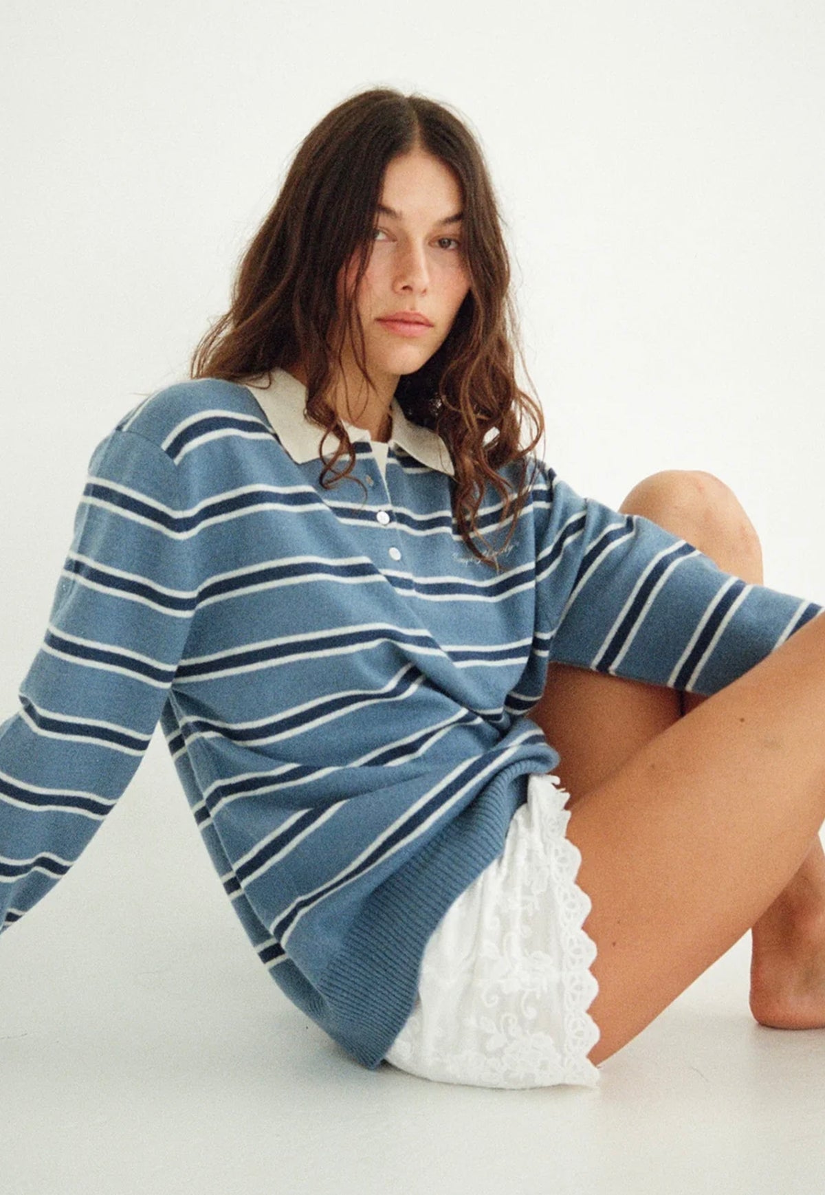 This Must Be The Place Sweater - Vintage Navy Stripe