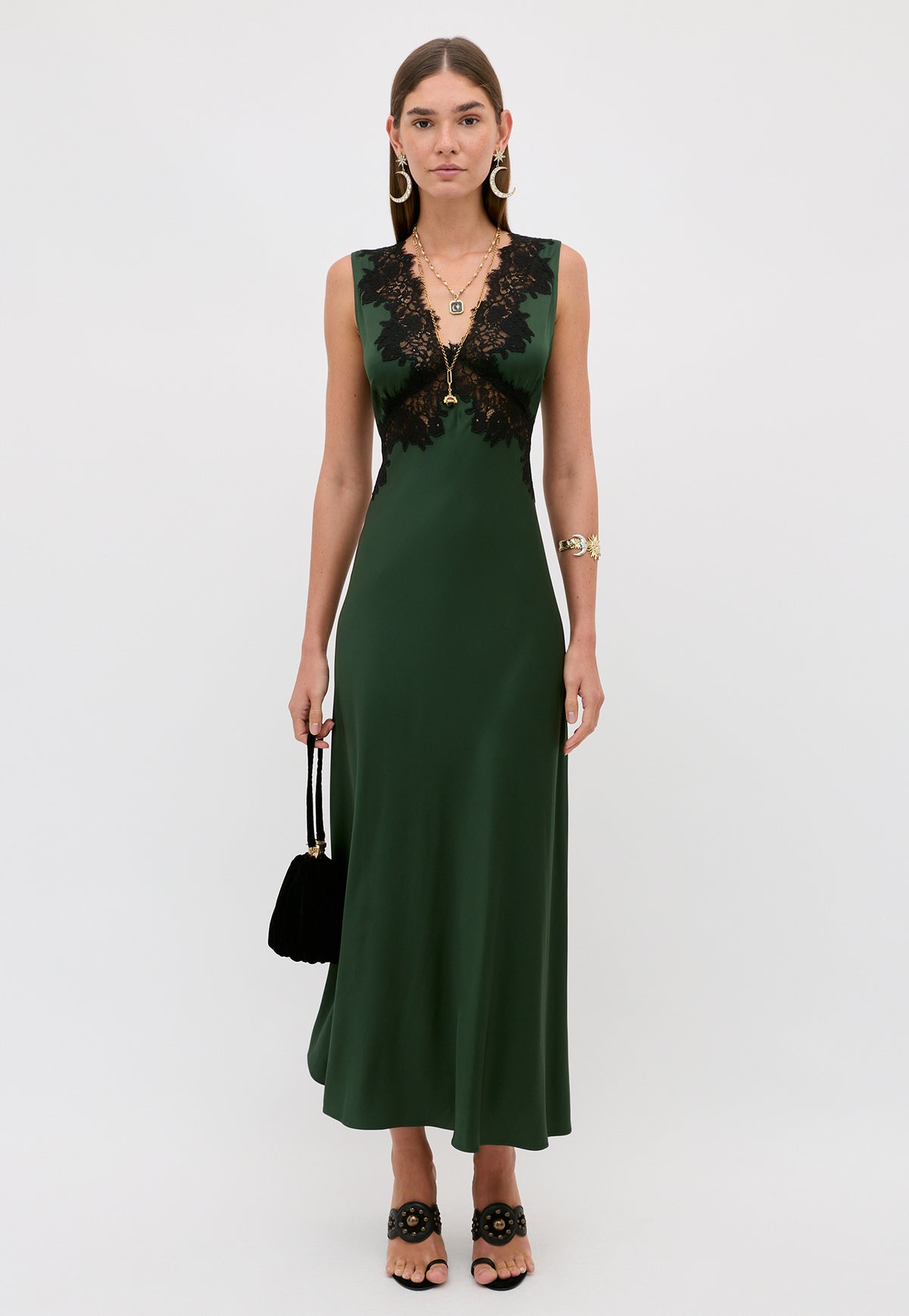 Lysandra Dress - Deep Green
